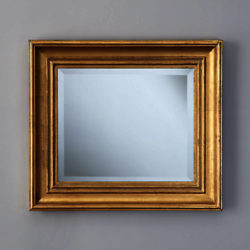 Brissi California Mirror, 46 x 52cm Gold